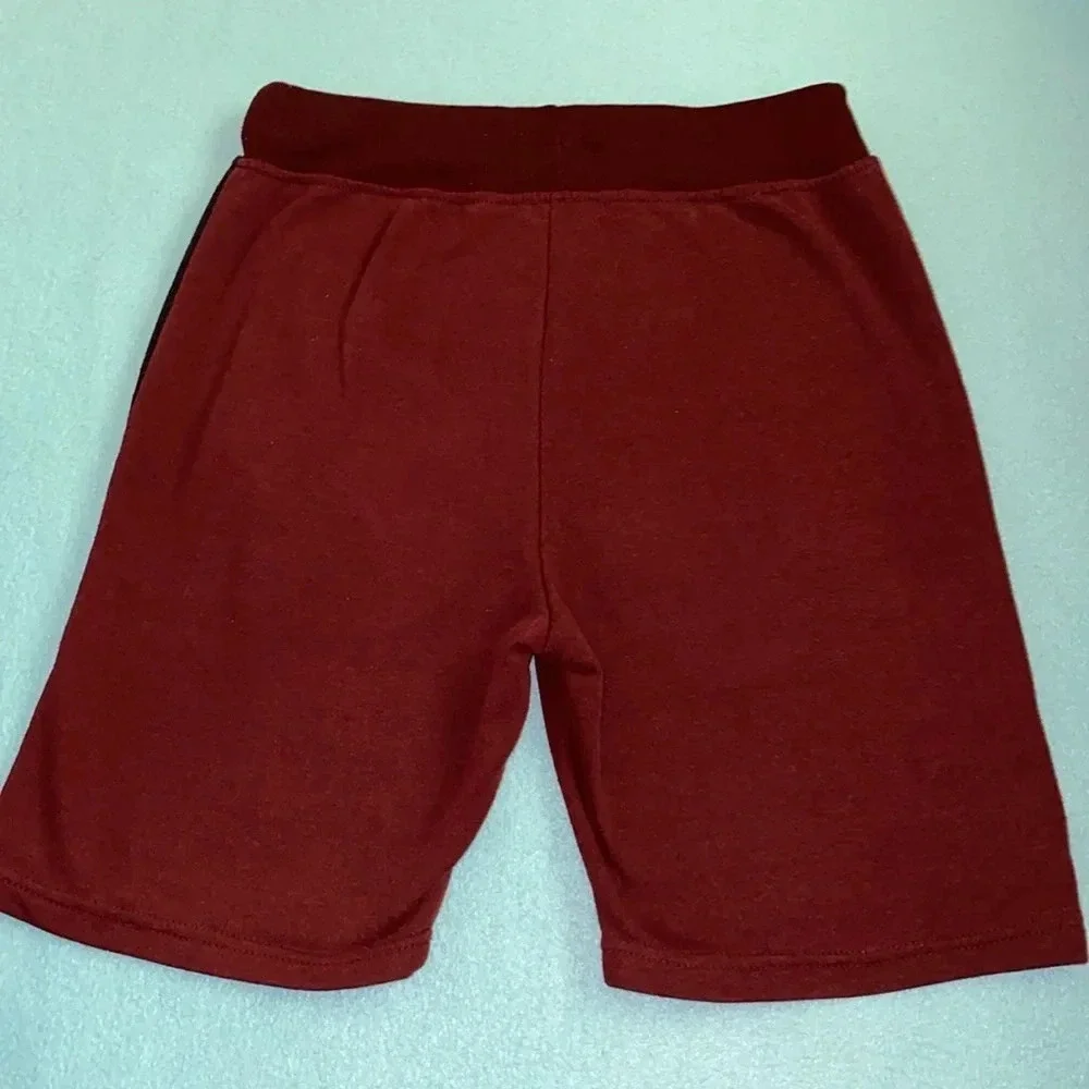 AEROPOSTALE shorts cotton color block 2 pockets elastic waistband vintage size S